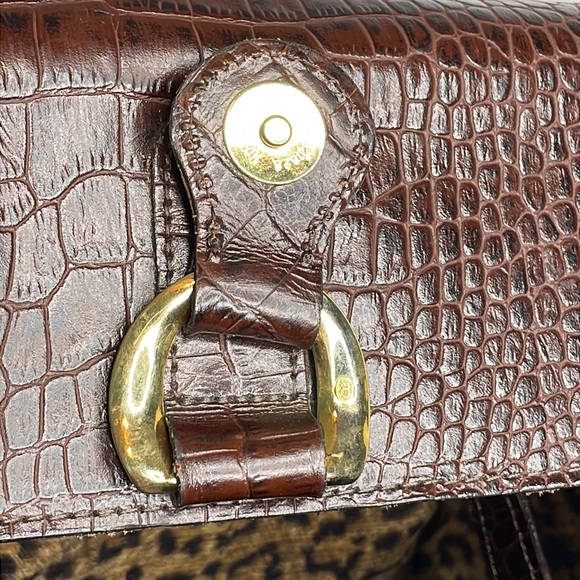 Rare Clever Carriage Company Crewel Embroidered Satchel - Picture 5 of 11